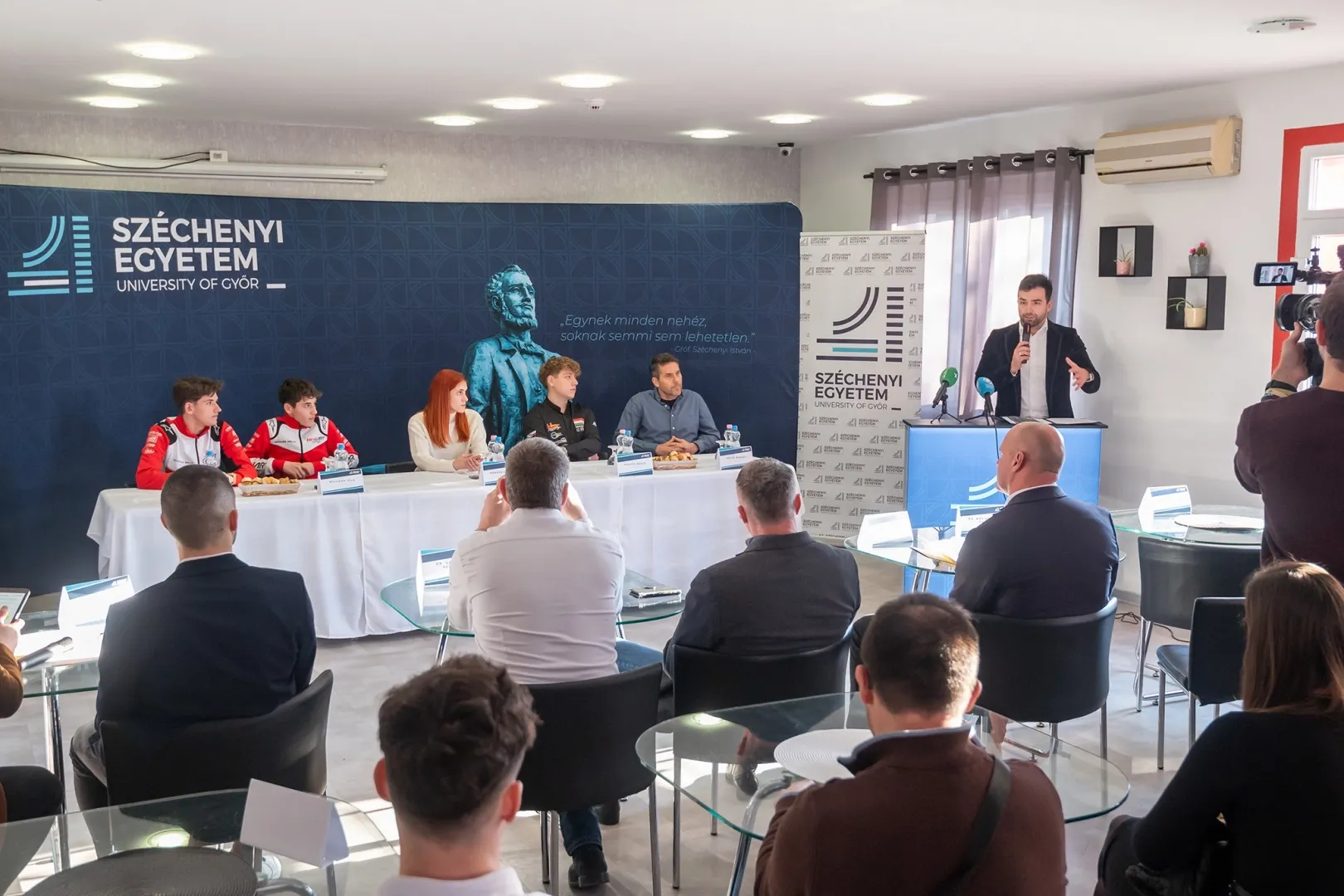 At the SZE Motorsport season-opening event, athletes and technical leaders shared their plans for 2025 (Photo: András Adorján)